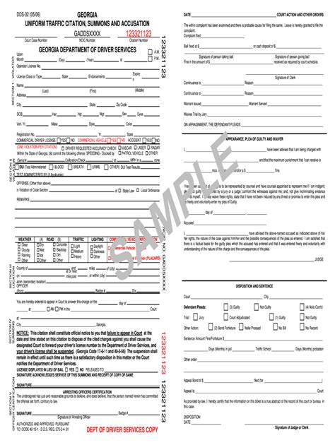 las vegas traffic citation form.